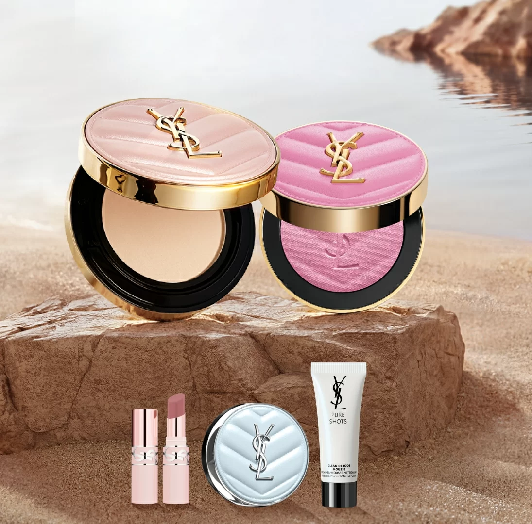 BLUSH & FOUNDATON CUSHION SET